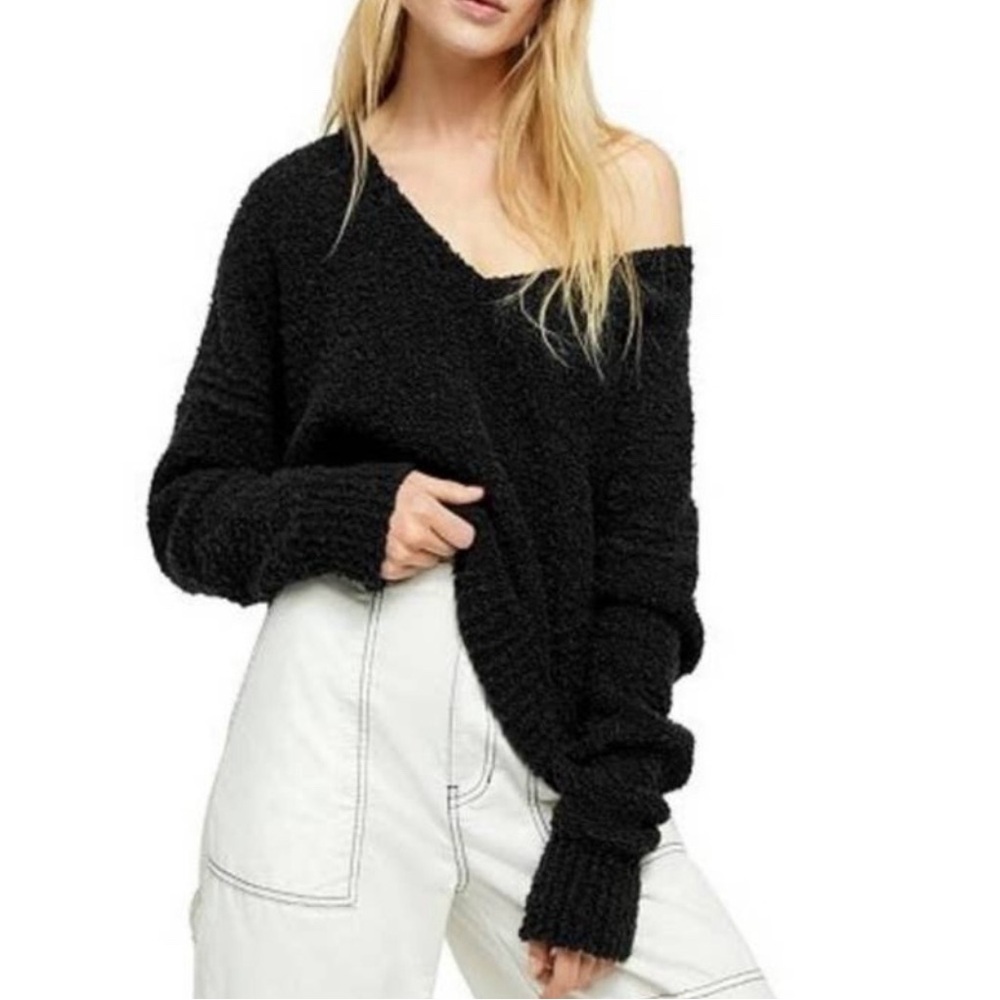 Free People Finders Keepers Sweater - Black - Small